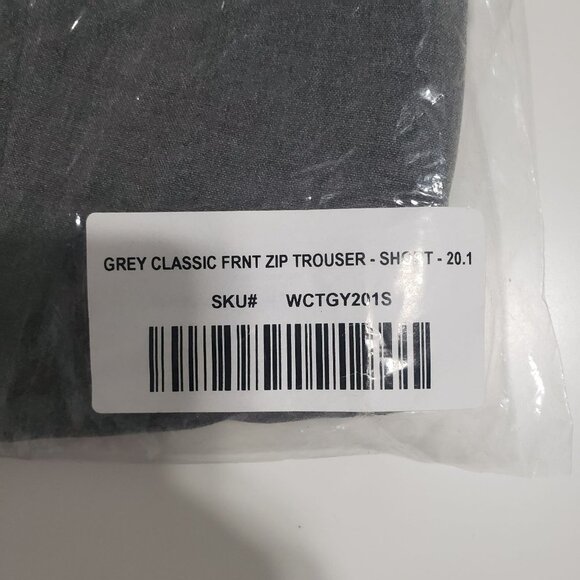 NWT Measure & Made Classic Front Zip Trouser Pant in Gray - Size 20.1 Short - Picture 4 of 8